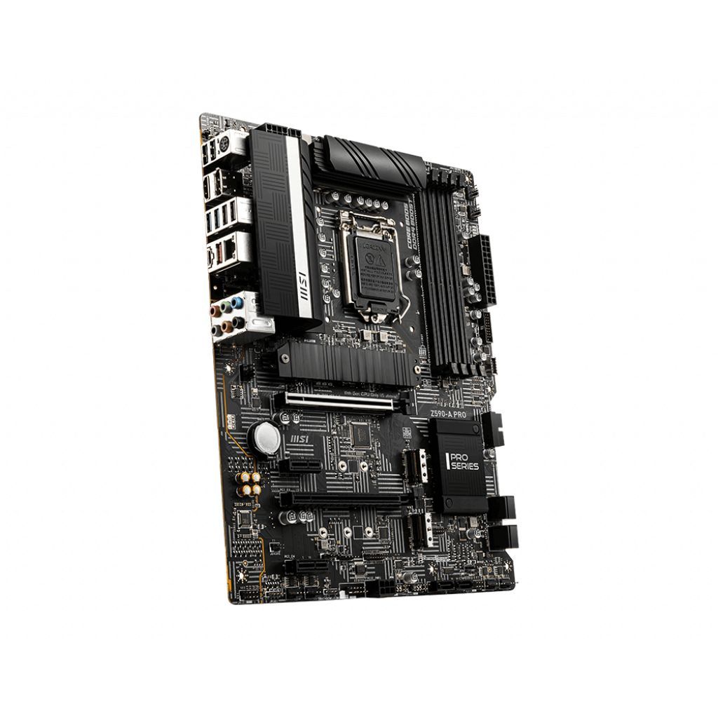 MSI Z590-A PRO LGA 1200 ATX Motherboard PCIe 4.0 2.5GB LAN DDR4 FROZR AI COOLING