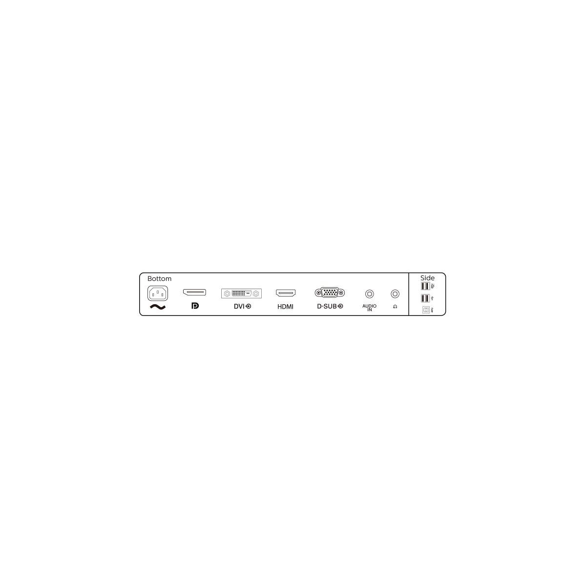Philips Monitor B Line LCD 241B8QJEB/00 23.8" Full HD IPS Flicker-Free