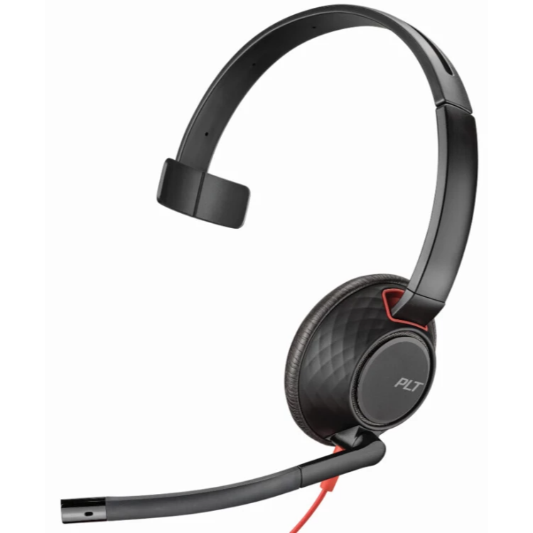 POLY Blackwire 5210 Wired Headset USB Type-A Black