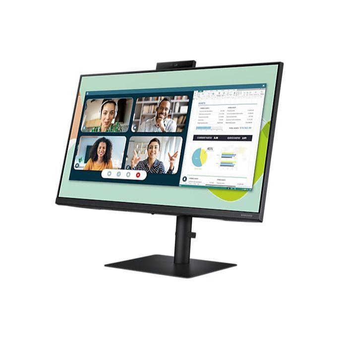 Samsung Monitor S4 Series S24A400VEU 24" Full HD IPS LCD Webcam FreeSync