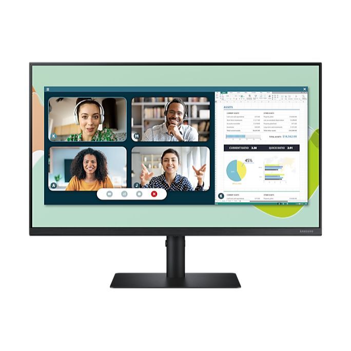 Samsung Monitor S4 Series S24A400VEU 24" Full HD IPS LCD Webcam FreeSync