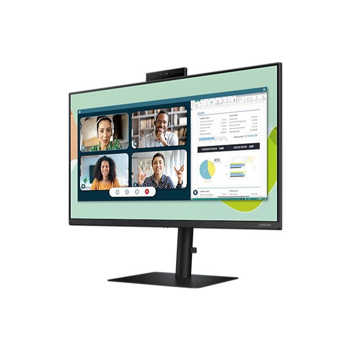 Samsung Monitor S4 Series S24A400VEU 24" Full HD IPS LCD Webcam FreeSync
