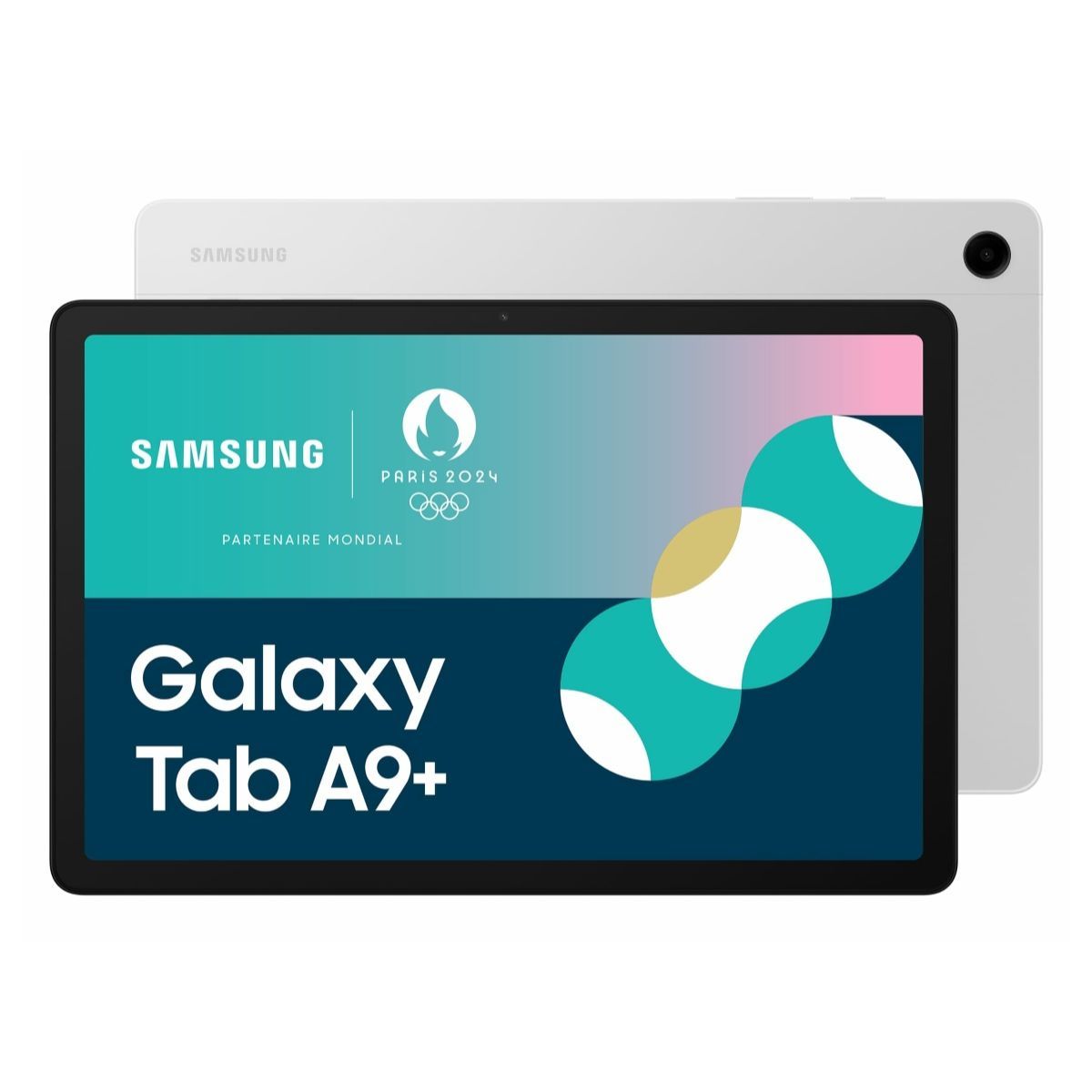 Samsung Galaxy Tab A9+ 11" Android Tablet Snapdragon 695 4GB 64GB Storage Silver