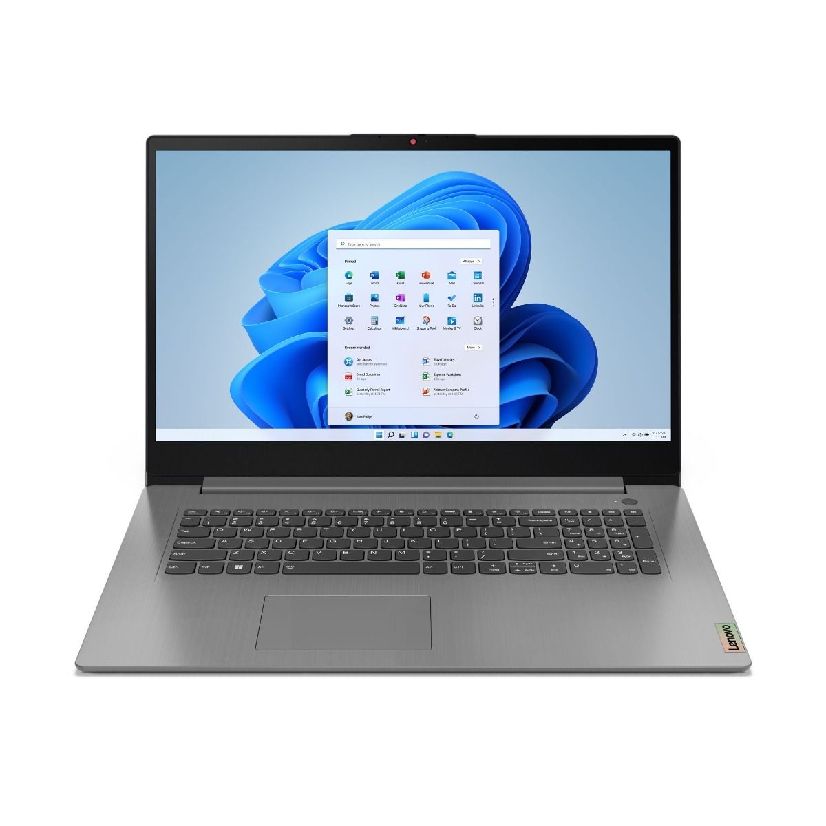 Lenovo IdeaPad 3 17IAU7 17.3" Laptop Intel Pentium Gold 4GB DDR4 RAM 128GB SSD