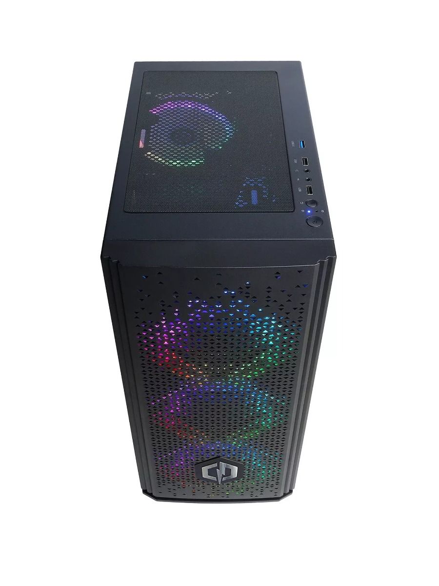 CyberPowerPC Blaze Desktop PC AMD Ryzen 5600G 8GB RAM 500GB - Black