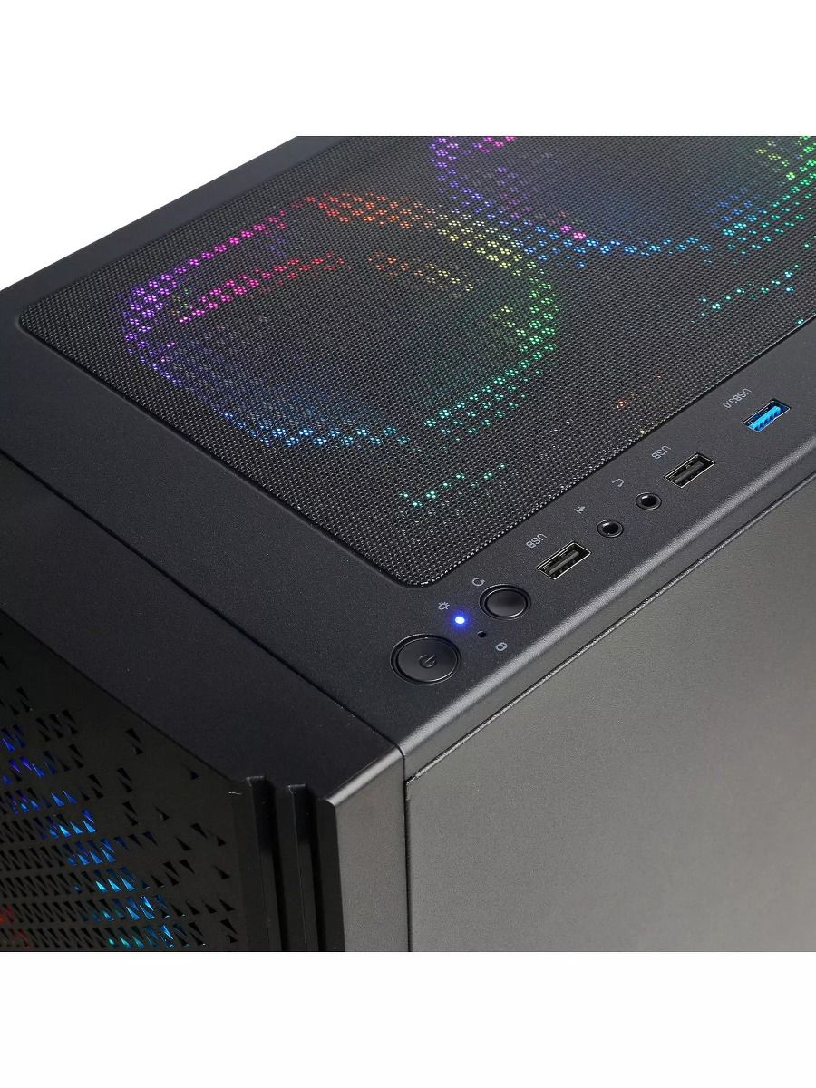 CyberPowerPC Blaze Desktop PC AMD Ryzen 5600G 8GB RAM 500GB - Black