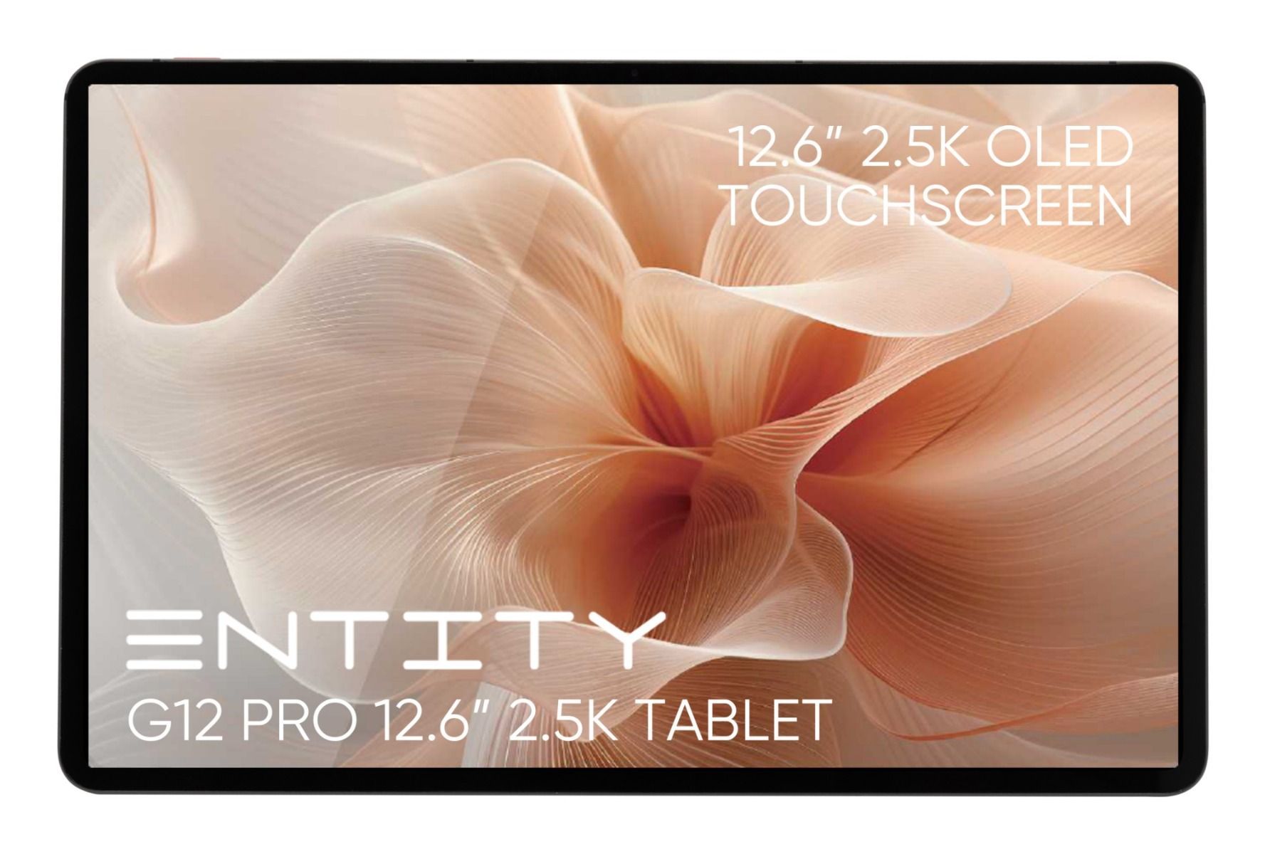 Entity G12 Pro 12.6" 2.5K OLED Tablet MediaTek 8GB RAM 128GB Storage Grey
