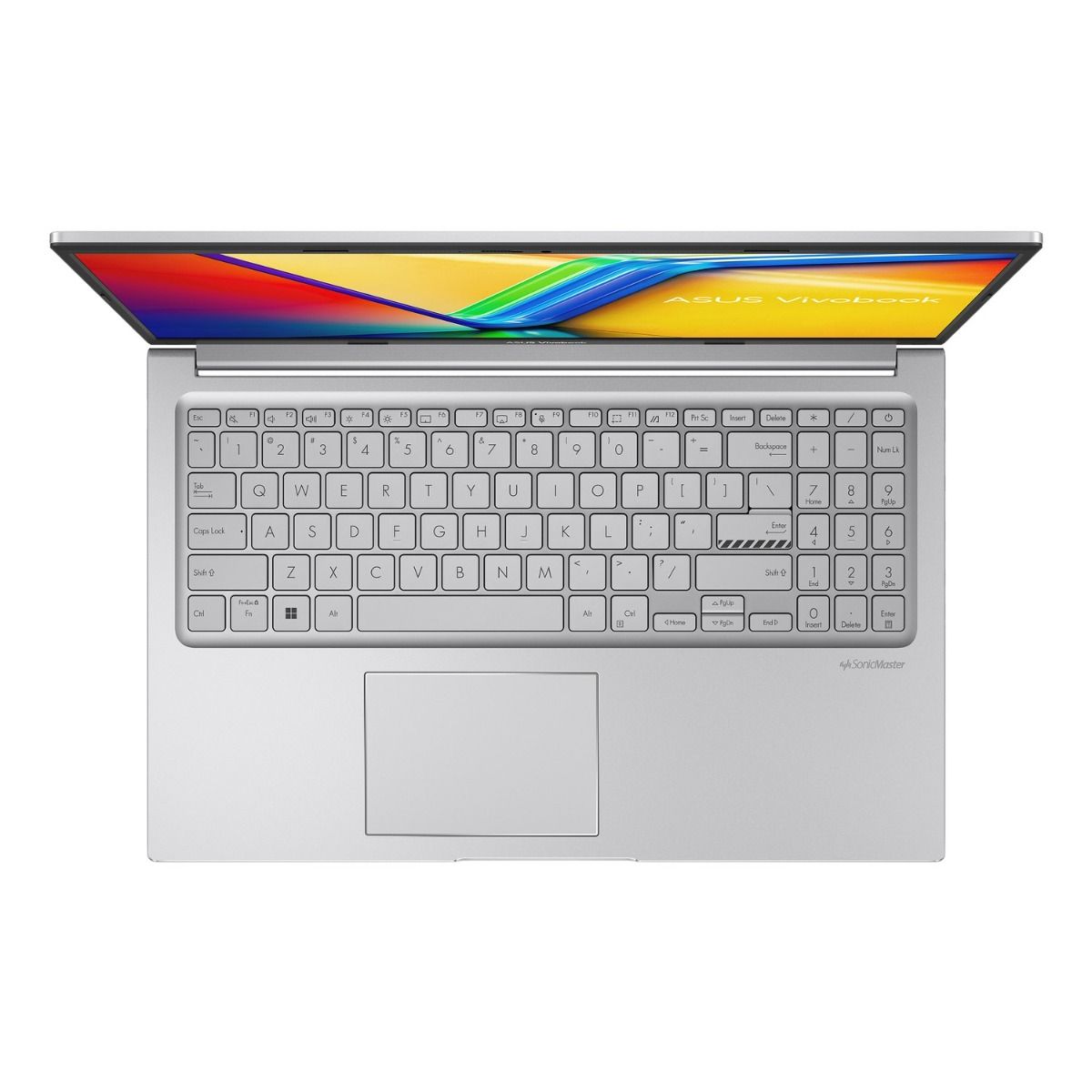 ASUS Vivobook 17 17.3" Core 5 120U 8GB RAM 512GB SSD Win 11 Home Cool Silver