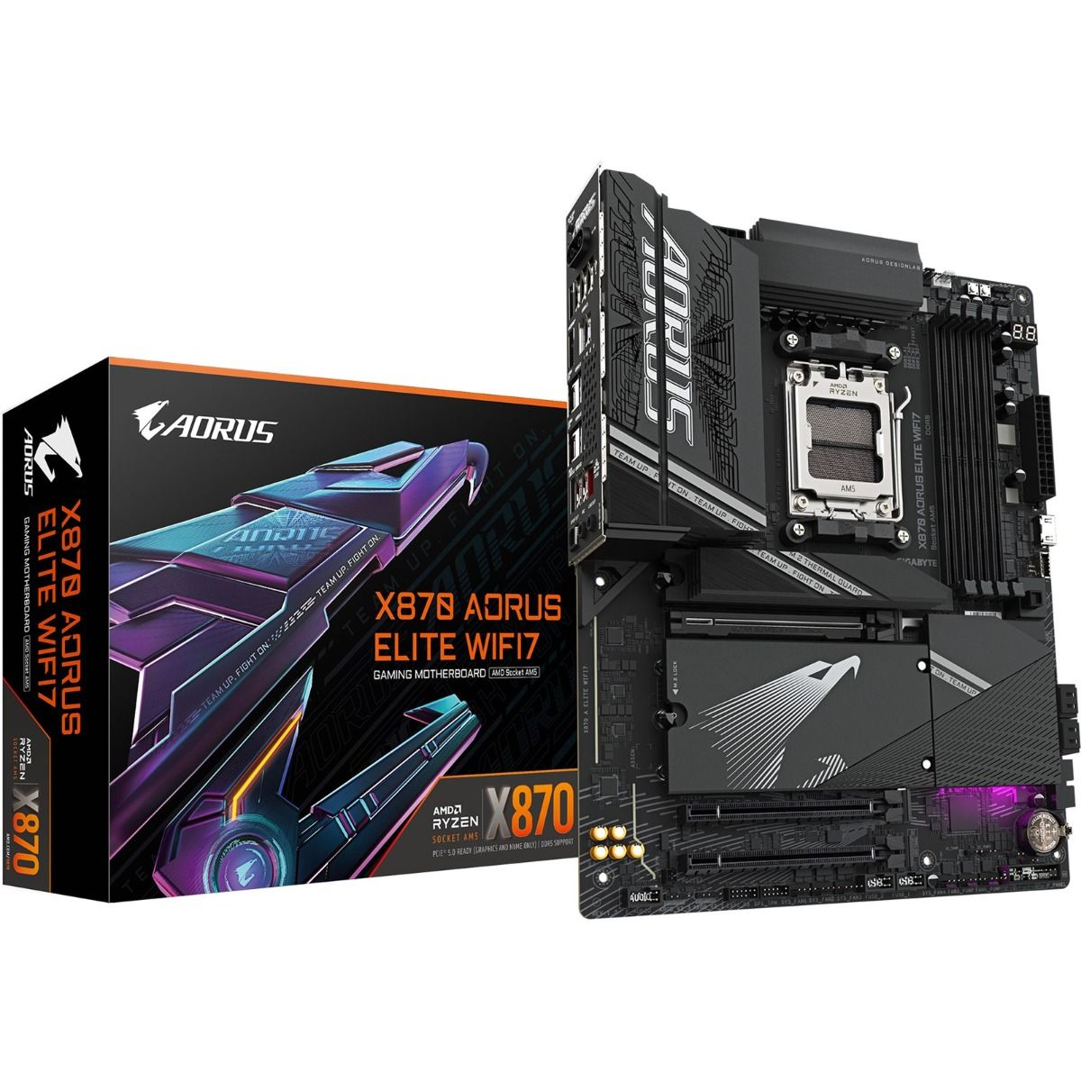 Gigabyte X870 Aorus Elite WiFi7 AM5 Socket Motherboard
