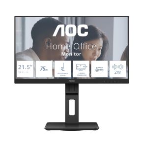 AOC 22E2UMF 21.5" Full HD 1080p Monitor 75Hz HDMI VGA DisplayPort & Speakers 22E2UMF