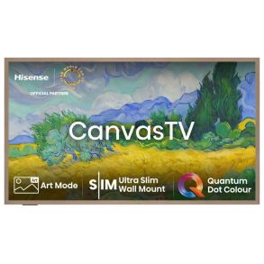 Hisense Canvas S7N 55" 4K Ultra HD Smart Art Mode TV HDR QLED with Amazon Alexa 55S7NQTUK