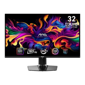 MSI MAG 321UP 31.5" 4K QD-OLED Gaming Monitor 165Hz 0.03ms Response