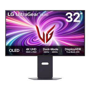 LG UltraGear 32GS9UV 31.5" OLED Dual Mode Gaming Monitor 4K 240Hz/FHD 480Hz