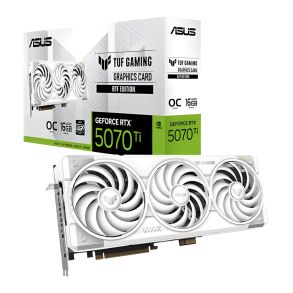 ASUS TUF Gaming RTX 5070Ti OC 16GB GDDR7 Graphics Card - White