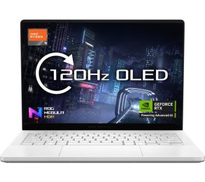 GA403UP-QS001W ASUS ROG Zephyrus G14 GA403 14" 3K OLED Laptop AMD Ryzen 9 32GB RAM 1TB RTX 5070 White