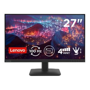 Lenovo L27-4e 27" Full HD Monitor 100Hz Refresh 4ms Response Wall Mountable