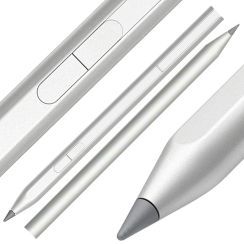 HP Rechargeable MPP 2.0 Tilt Pen Active Stylus Silver for Envy & Spectre x360 3J123AA