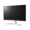 LG 27" Ultra HD 4K HDR Monitor Height Adjustable White Stand HDMI DP