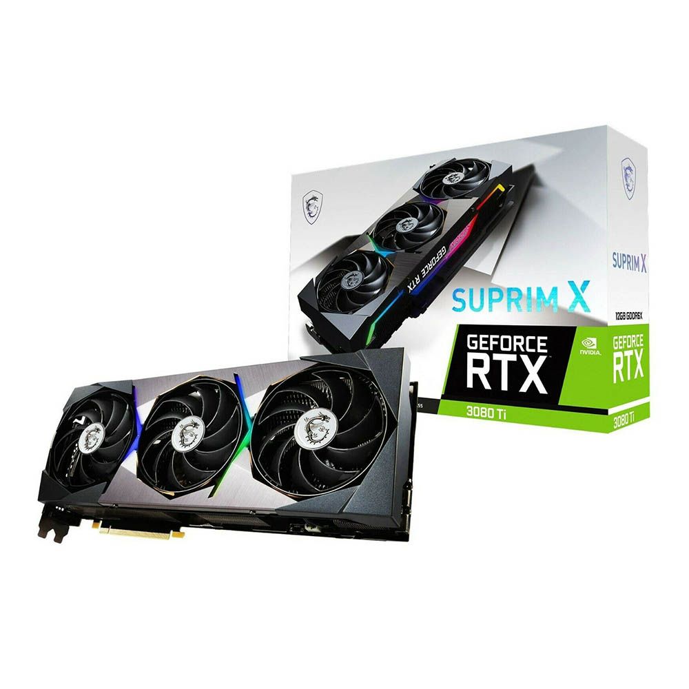 MSI NVIDIA GeForce RTX 3080 Ti SUPRIM X 12GB GDDR6X Graphics Card