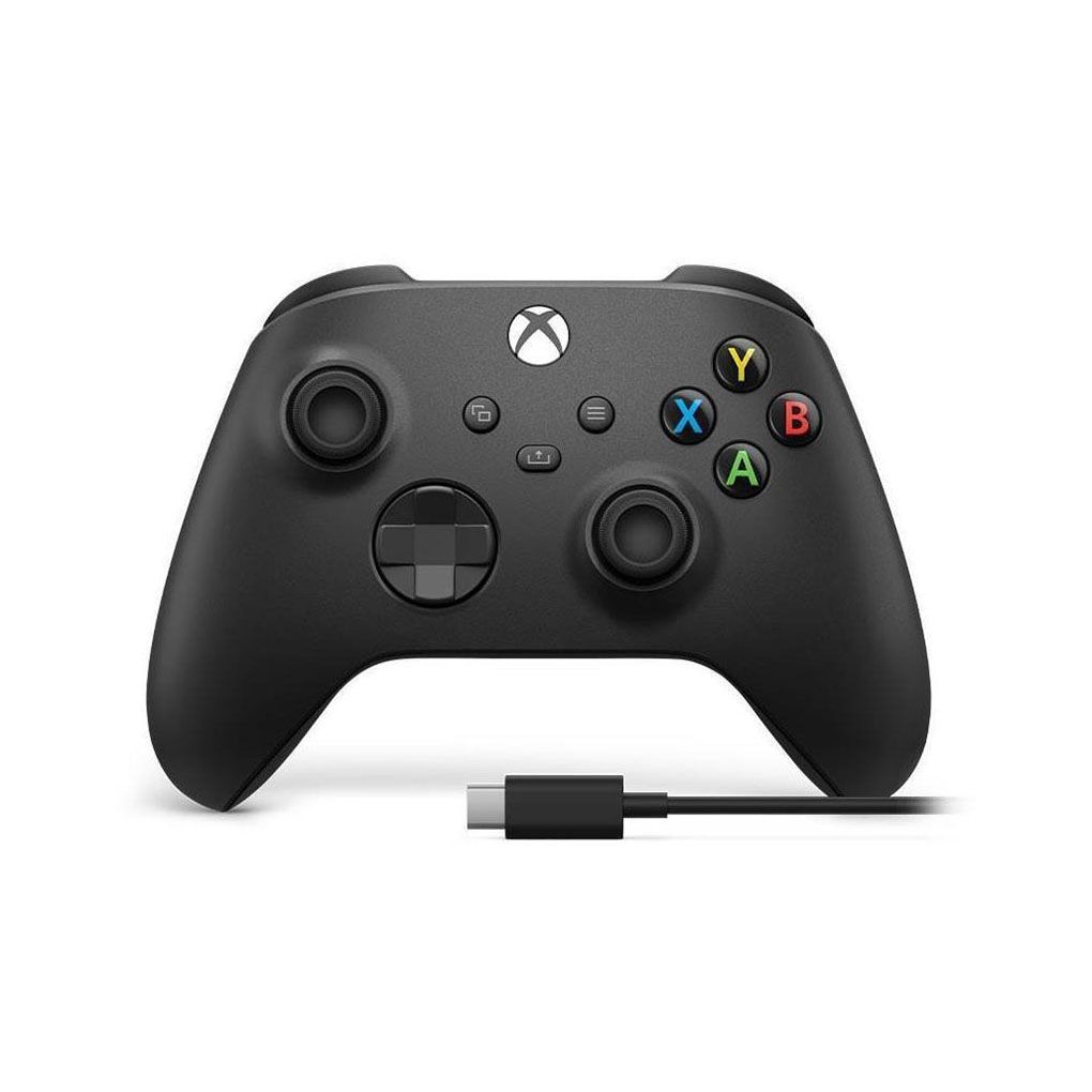 Microsoft Xbox Wireless PC Controller with USB Type-C Cable in Black