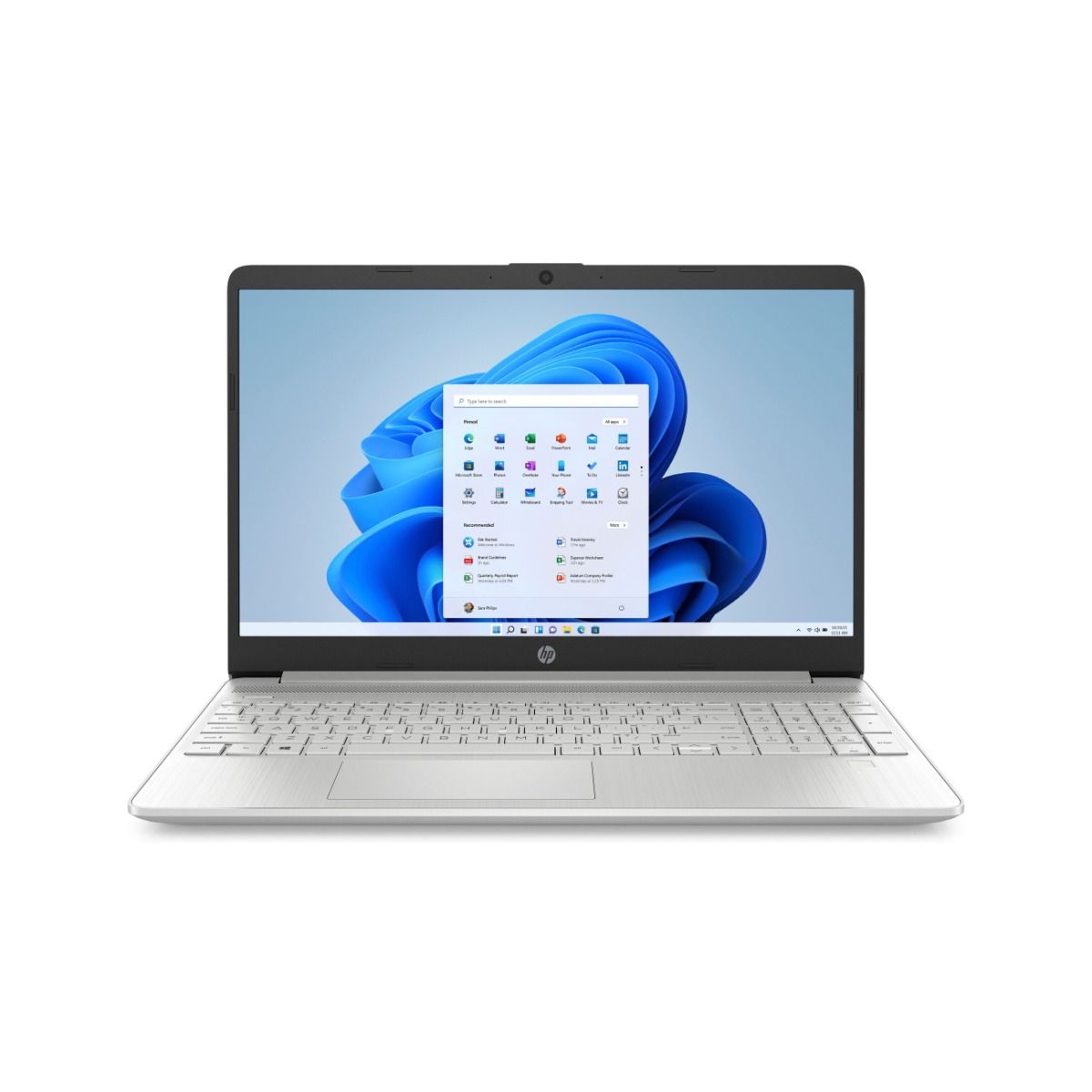 HP 15s-eq2504na 15.6" Laptop Ryzen 5 5500U 8GB RAM 256GB SSD Silver