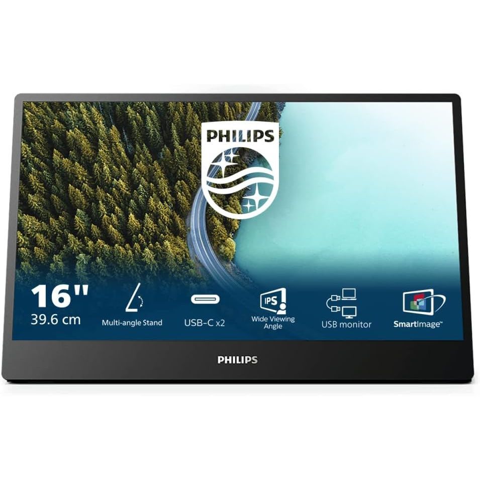 Philips 3000 Series 16B1P3302D/00 15.6" Full HD Portable Monitor 75Hz 4ms