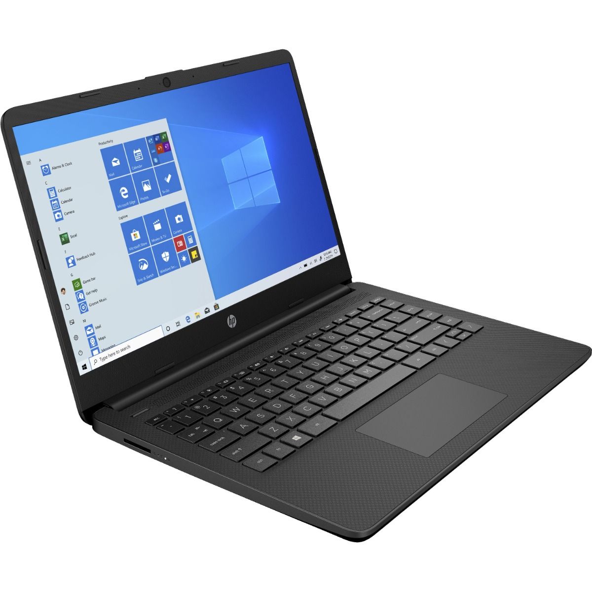 HP Stream 14s-dq0504na 14" Laptop Intel Celeron N 4GB RAM 64GB eMMC Black