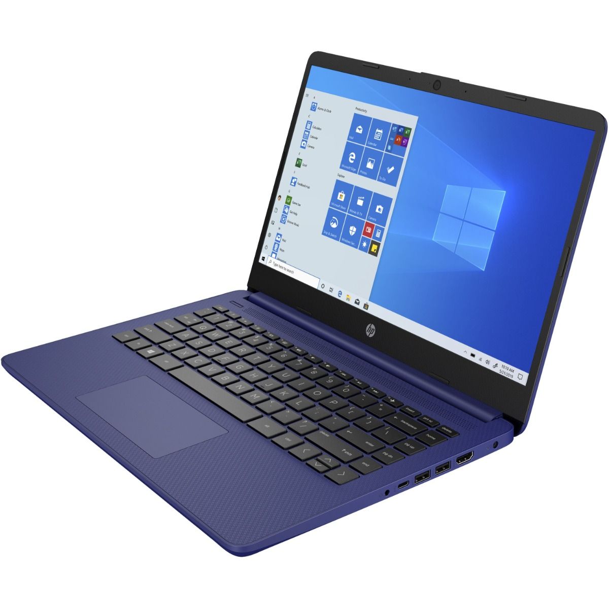 HP Stream 14s-dq0505sa 14" Full HD Laptop Intel Celeron 4GB RAM 64 GB eMMC Blue